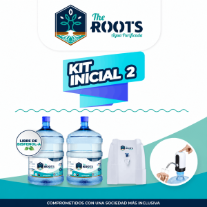 Kit inicial – 2 Bidones de 20L + 1 Dispensador Básico Blanco o USB + Despacho Incluido