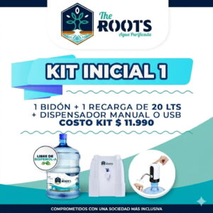 Kit inicial 1 – Agua Purificada + Dispensador + Bidones y Recargas en Ñuñoa