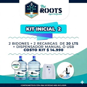Kit inicial 2 – Agua Purificada + Dispensador + Bidones y Recargas en Ñuñoa